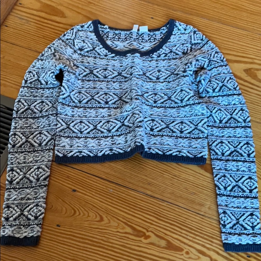 Moth cropped sweater